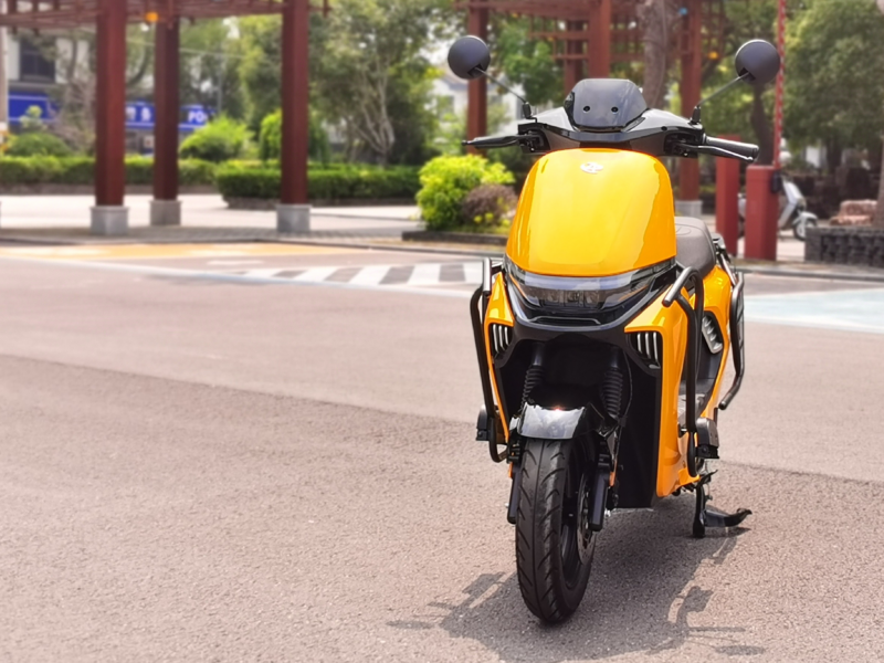 ZP19L rear-quarter view — pannier rack, integrated rear cargo platform.